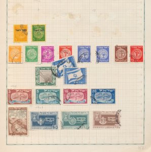 Israel Early/Mid Used Collection on pages(Ax 300) UK3974