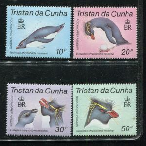 Tristan da Cunha 408-411, MNH, 1987. Marine Life. x29396