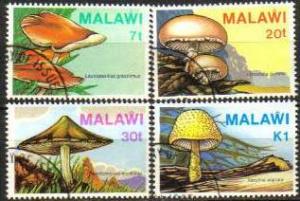 Malawi - 1985 Fungi Set Used SG 720-723