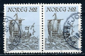 Norway #830 Horiz Pair Used
