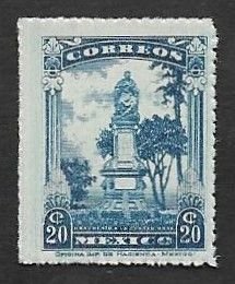 SD)1923 MEXICO MONUMENT TO JOSEFA ORTIZ 20C SCT 656, WMK. 156, MNH