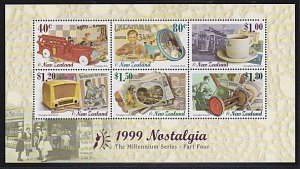 NEW ZEALAND 1999 Nostalgia mini sheet MNH  ACS cat NZ$50...................B5574