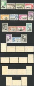 Falkland Is Dep SGG26/G40 1954 Ships Set of 15 M/M  Cat 225 pounds