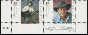 Australia 2001 Sc 1933-1934 Singer Slim Dusty Australian Legends