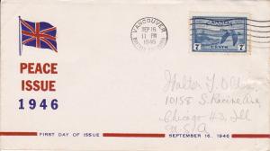 Canada # C 9, Cacheted First Day Cover,