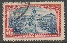 MEXICO E3, 10¢ Aztec messenger. Special Delivery, USED. F-VF. (621)