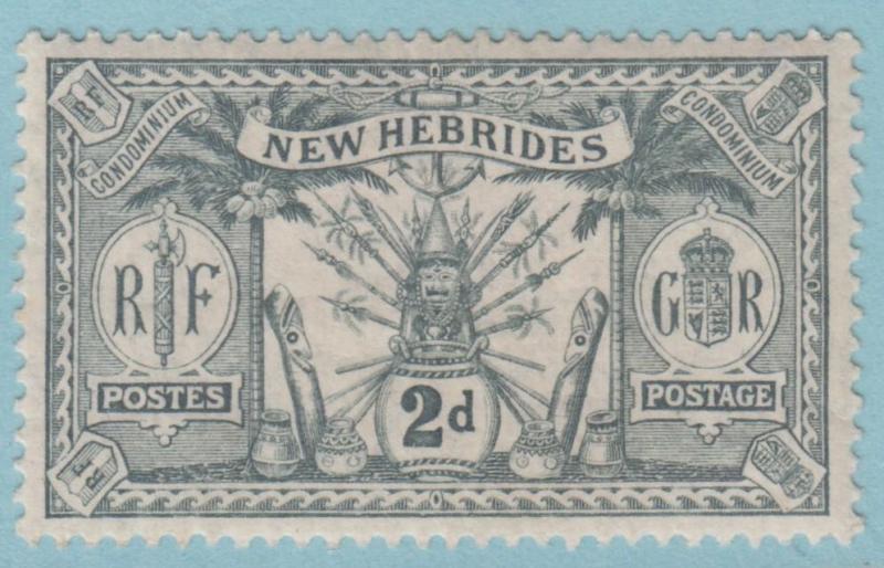 BRITISH NEW HEBRIDES 19  MINT NEVER HINGED OG ** NO FAULTS VERY FINE! - GRP