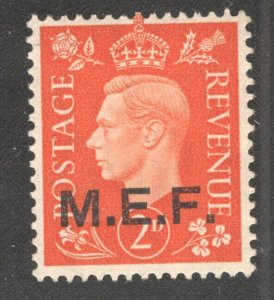 Great Britain - Middle East Forces (M.E.F.) #2  VF, Unused, OG, Hinged ..0910002