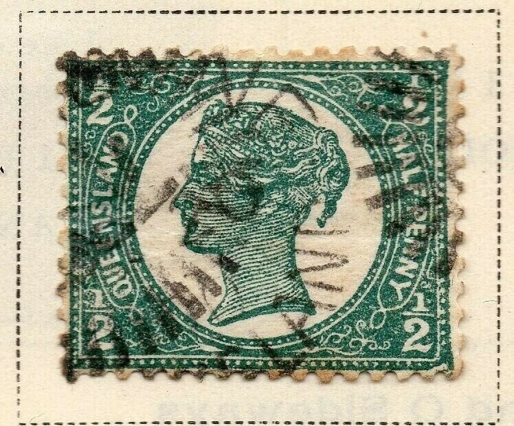 Queensland 1897-1900 Early Issue Fine Used 1/2d. 326844