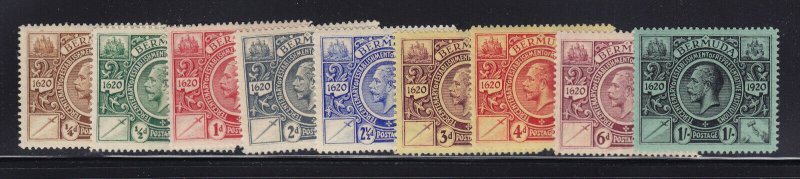 Bermuda Scott # 71 - 79 set VF-mint OG lightly hinged ! scv $ 121 ! see pic !