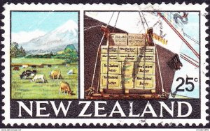 NEW ZEALAND 1968 25c Dairy Farm ect Multicoloured SG877 Used