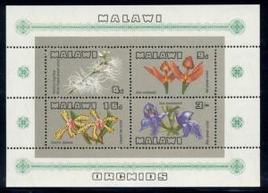 Malawi Scott #117a MNH S/S Orchids FLORA $$