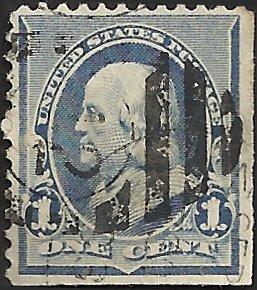 # 219 DULL BLUE USED BEN FRANKLIN SCV-0.75