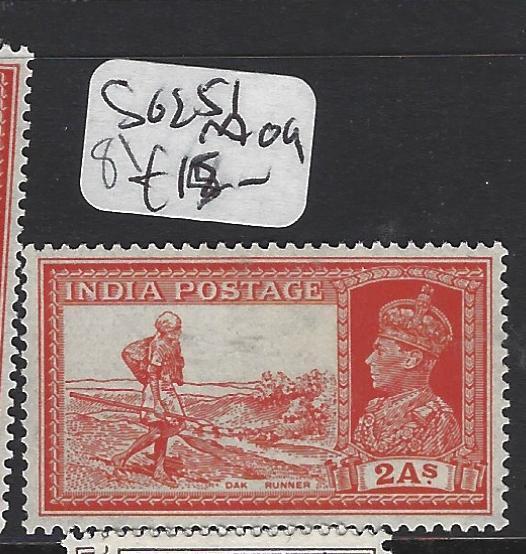 INDIA   (PP2408B)  KGVI  2A  SG 251         MOG