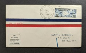 1927 SS President Pierce USTP Sea Post Airmail Cover to Buffalo New York