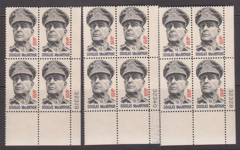 1424  Plate Block MNH