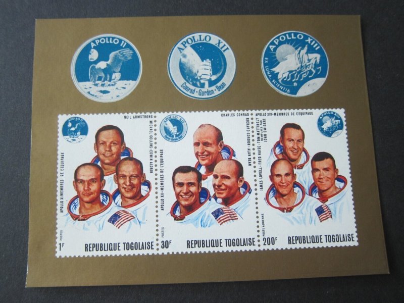 Togo 1970 Sc C135a space set MNH