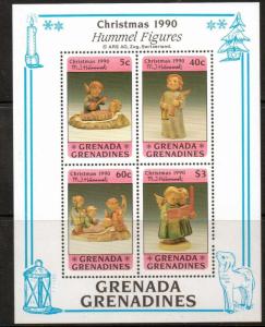 GRENADA GRENADINES SGMS1325a 1991 CHRISTMAS MNH