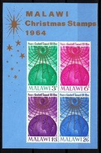 MALAWI 1964 Christmas. Souvenir Sheet, MNH