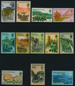 Tristan Da Cunha 162-73 MNH Flowers, Plants, Penguin, Waterfall