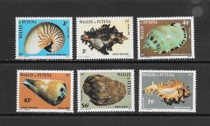 SHELLS - WALLIS & FUTUNA #320-5  MNH