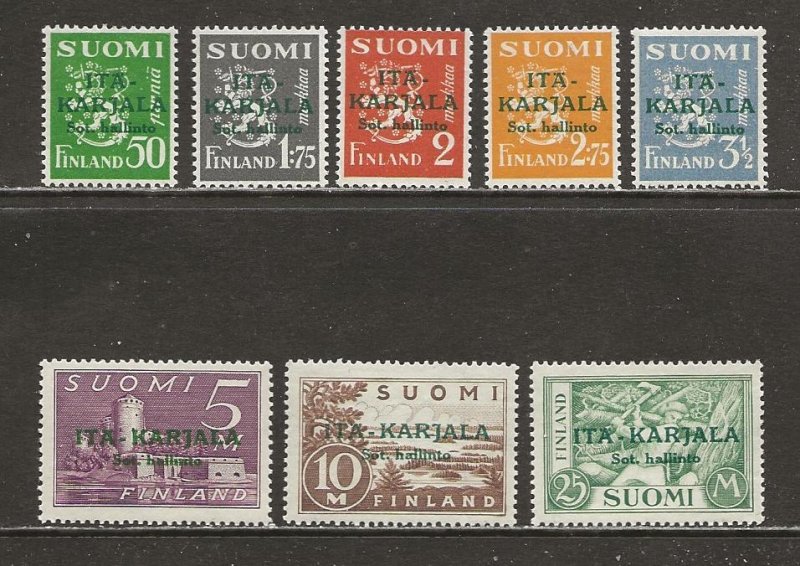 Karelia Scott catalog # N8-N15 Mint NH See Desc