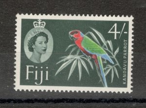 Fiji - MNH STAMP - Red Shining Parrot - QEII 4s - 1964.