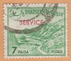 PAKISTAN STAMP 1961 SCOTT # O80. USED. # 1