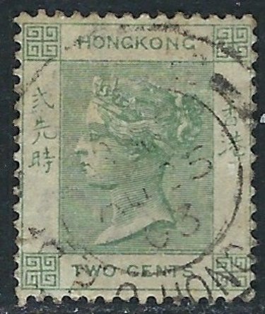 Hong Kong 37 Used 1900 issue (ak3647)