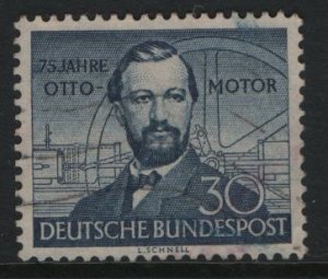GERMANY   688 USED N.A. OTTO ISSUE 1952
