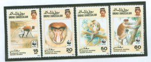 Brunei #424-427 Mint (NH) Single (Complete Set) (Wildlife)