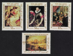 Mauritania Paintings by Rubens 4v 1977 MNH SG#568-571