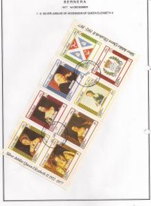 SCOTLAND - BERNERA - 1977 - Silver Jubilee - 8v Perf Sheet - ULH