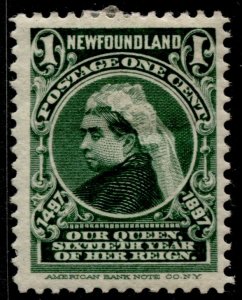 Newfoundland #61 QV Definitive MH - Has Hinge