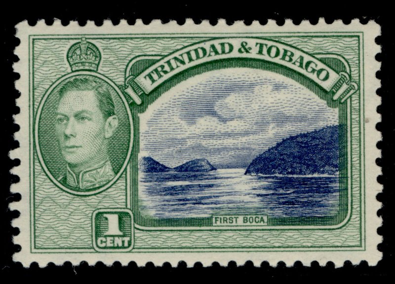 TRINIDAD & TOBAGO GVI SG246, 1c blue & green, M MINT. 