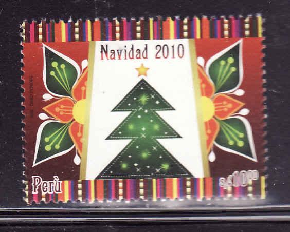 Peru-Sc#1753-unused NH-Christmas 2010-