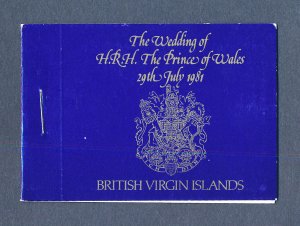 Virgin Islands 406-8 Booklet SB1 MNH Charles & Diana, Royal Wedding