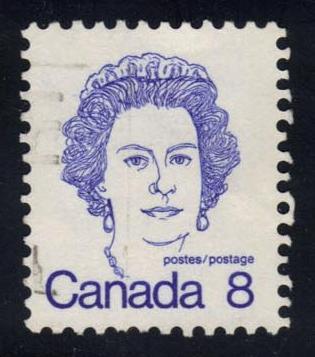 Canada #593 Queen Elizabeth II, used (0.25)