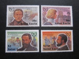 St Lucia 1981 Sc 559-562 set MH