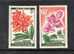 IVORY COAST MH VF Flowers