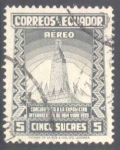 Ecuador ~ #C86 ~ New York Worlds Fair ~ Used