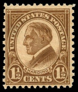 US Sc 633 MNH - 1927 1½¢ - Harding