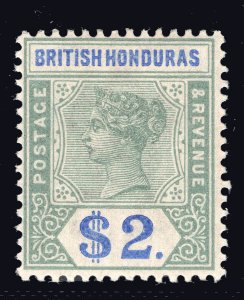 MOMEN: BRITISH HONDURAS SG #64 1899 MINT OG LH £150 LOT #66915*