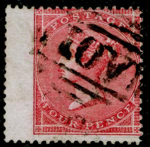 SG66/Z14, 4d rose-carmine, USED. Cat £375. A01 KINGSTON.