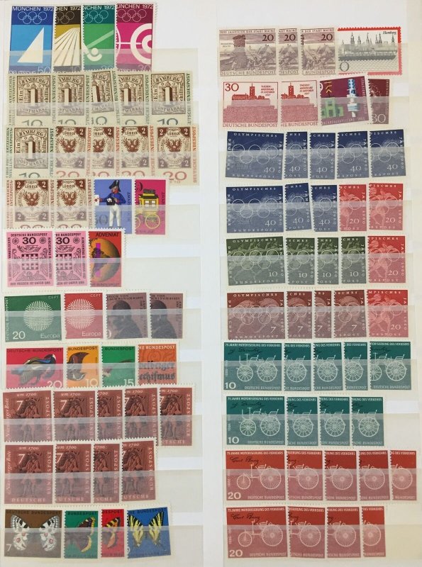 Germany West East Allied Occupation Mint Collection(Apx 900 Items) TK1089)