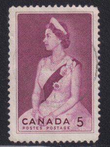 Canada 433 Queen Elizabeth II, Royal Visit 5¢ 1964