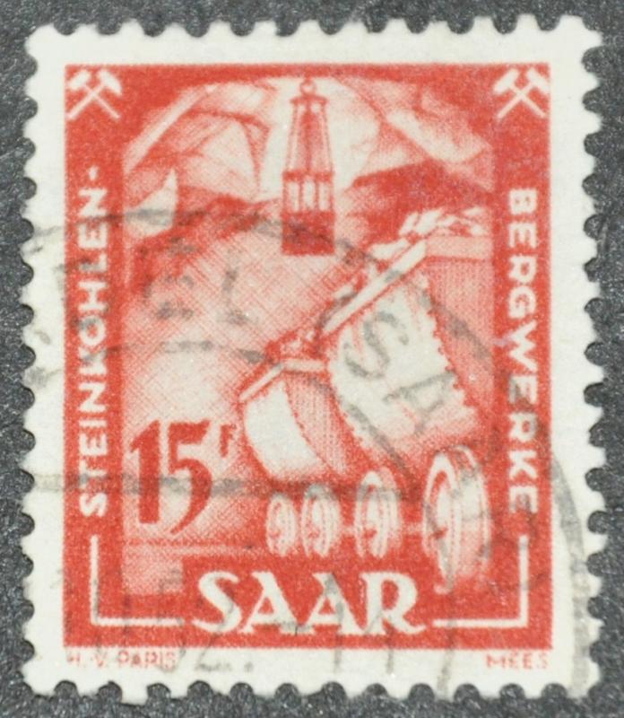 DYNAMITE Stamps: Saar Scott #213 - USED