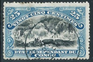 Belgian Congo, Sc #21, 25c Used