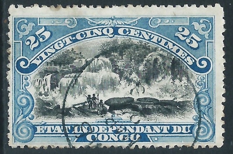 Belgian Congo, Sc #21, 25c Used