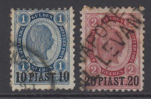 Austria, Offices in Turkish Empire, Scott 28-29, used